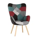 Гранд пэчворк обивка ткань деревянные ножки от ImperiumLoft