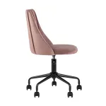 Сиана розовый обивка велюр крестовина металл черный механизм регулировки высоты от ImperiumLoft