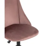 Сиана розовый обивка велюр крестовина металл черный механизм регулировки высоты от ImperiumLoft