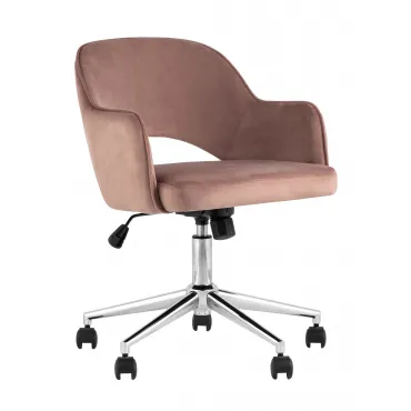 Кресло компьютерное Кларк велюр розовый Кресло компьютерное Кларк велюр розовый