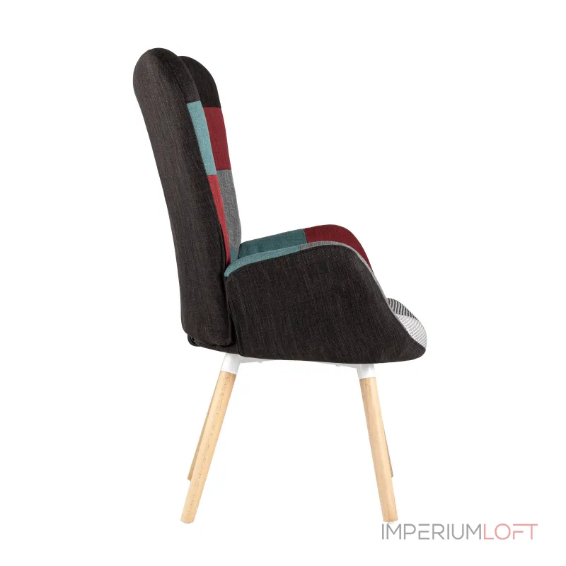 Гранд пэчворк обивка ткань деревянные ножки от ImperiumLoft