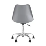 BLOK NEW пластиковый серый подушка из экокожи крестовина металл от ImperiumLoft