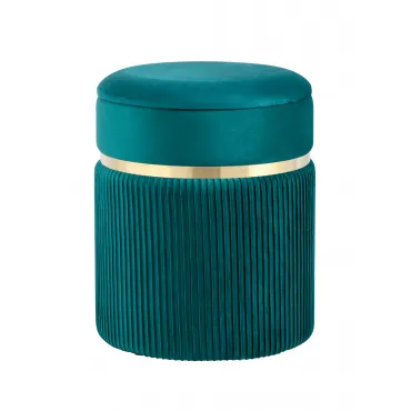 Пуф Миранда с ящиком велюр бирюзовый Пуф Миранда с ящиком велюр бирюзовый