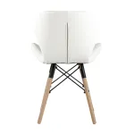 обеденный дизайнерский Бон обивка экокожа белый от ImperiumLoft