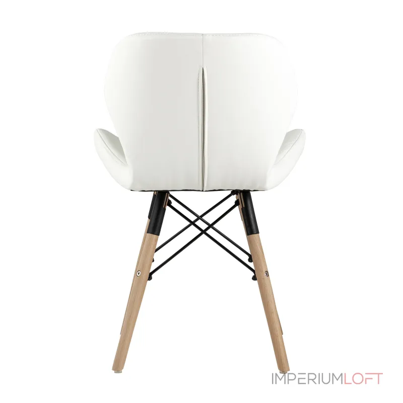 обеденный дизайнерский Бон обивка экокожа белый от ImperiumLoft