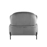 Кэнди с подлокотниками велюр серый от ImperiumLoft