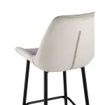 Флекс обивка велюр бежевый ножки металл черные от ImperiumLoft