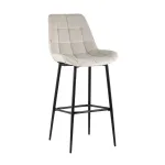 Флекс обивка велюр бежевый ножки металл черные от ImperiumLoft