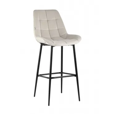 Стул барный Флекс велюр бежевый Стул барный Флекс велюр бежевый
