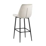 Флекс обивка велюр бежевый ножки металл черные от ImperiumLoft