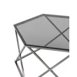 Круз 93*80 стекло smoke сталь темный хром от ImperiumLoft