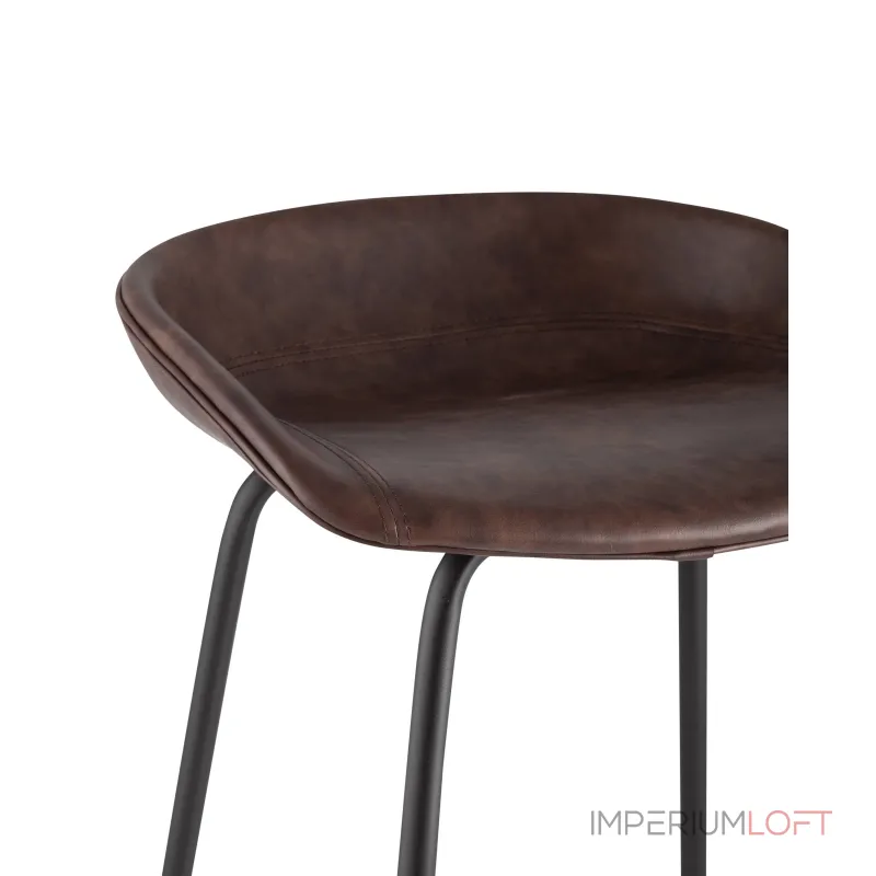 Beetle Lite PU коричневый, металлический каркас, черные ножки от ImperiumLoft Beetle Lite PU коричневый, металлический каркас, черные ножки от ImperiumLoft