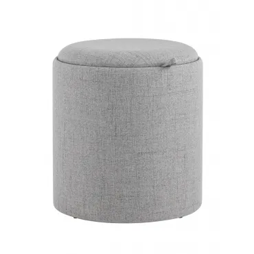 Пуф-столик с ящиком Хюгге S рогожка серый Пуф-столик с ящиком Хюгге S рогожка серый