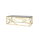 120*60 АРТ ДЕКО золото стекло smoke каркас нержавеющая сталь от ImperiumLoft