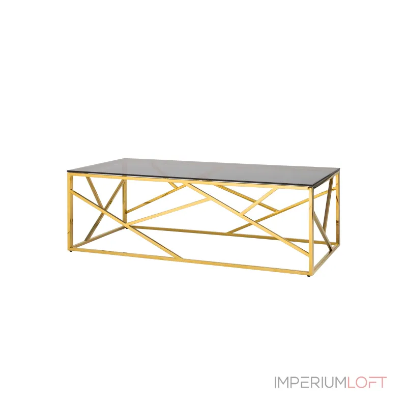 120*60 АРТ ДЕКО золото стекло smoke каркас нержавеющая сталь от ImperiumLoft 120*60 АРТ ДЕКО золото стекло smoke каркас нержавеющая сталь от ImperiumLoft