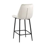 Флекс обивка велюр бежевый ножки металл черные от ImperiumLoft