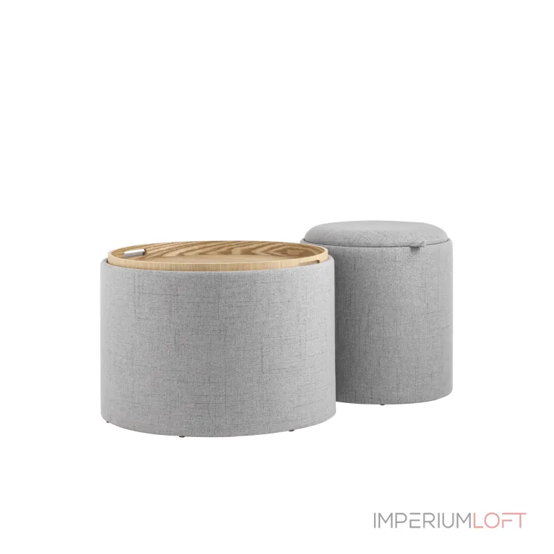 Хюгге S рогожка серый от ImperiumLoft