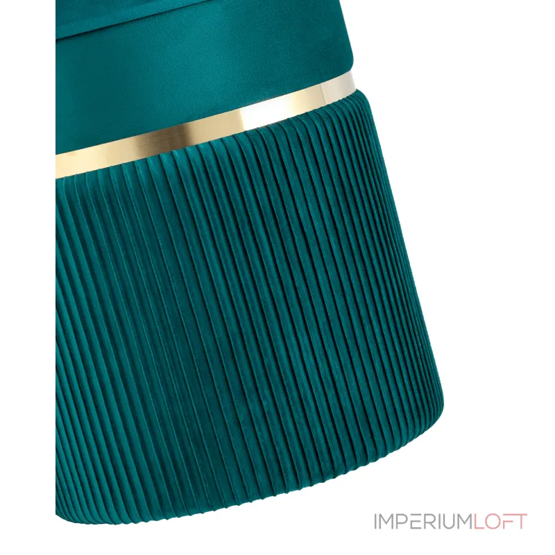 Миранда с ящиком велюр бирюзовый от ImperiumLoft