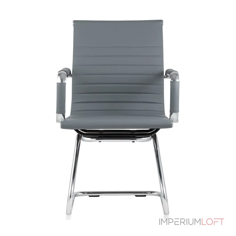 TopChairs Visit серое, обивка из экокожи, металический каркас от ImperiumLoft TopChairs Visit серое, обивка из экокожи, металический каркас от ImperiumLoft