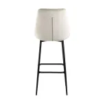 Флекс обивка велюр бежевый ножки металл черные от ImperiumLoft