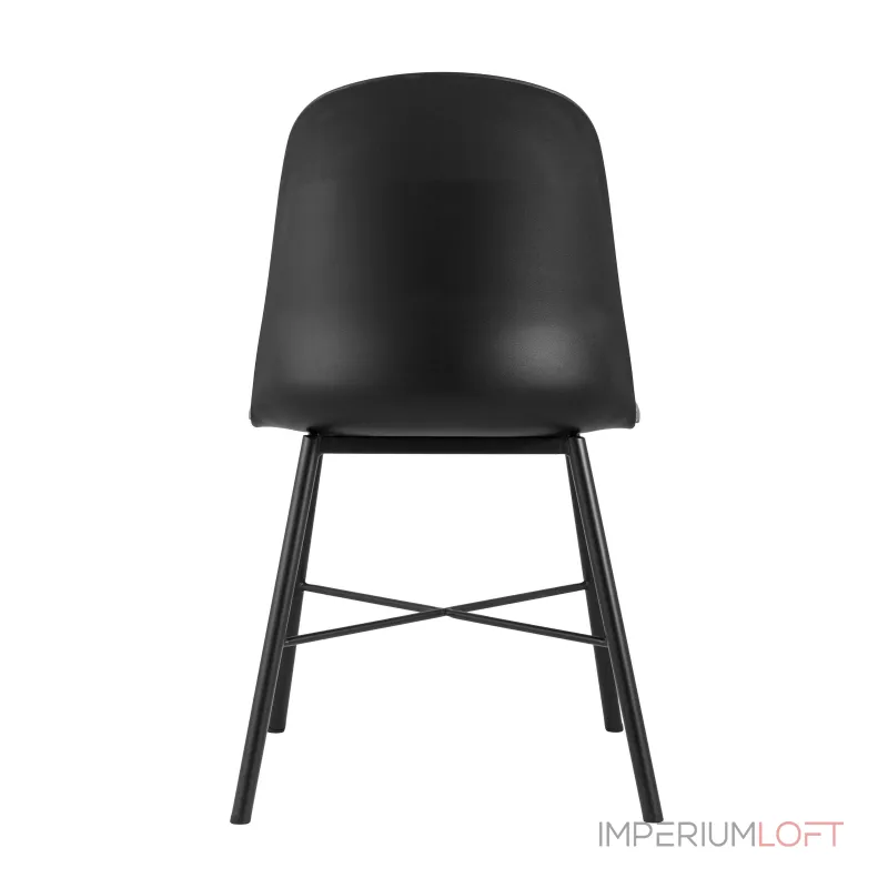 Shell черный с мягким сиденьем ножки из металла от ImperiumLoft