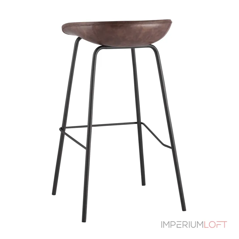 Beetle Lite PU коричневый, металлический каркас, черные ножки от ImperiumLoft Beetle Lite PU коричневый, металлический каркас, черные ножки от ImperiumLoft