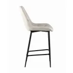 Флекс обивка велюр бежевый ножки металл черные от ImperiumLoft