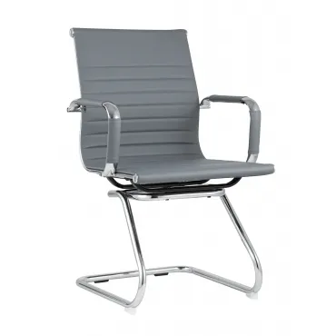 Кресло для посетителей TopChairs Visit серое Кресло для посетителей TopChairs Visit серое