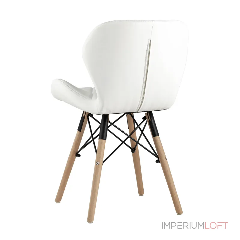 обеденный дизайнерский Бон обивка экокожа белый от ImperiumLoft