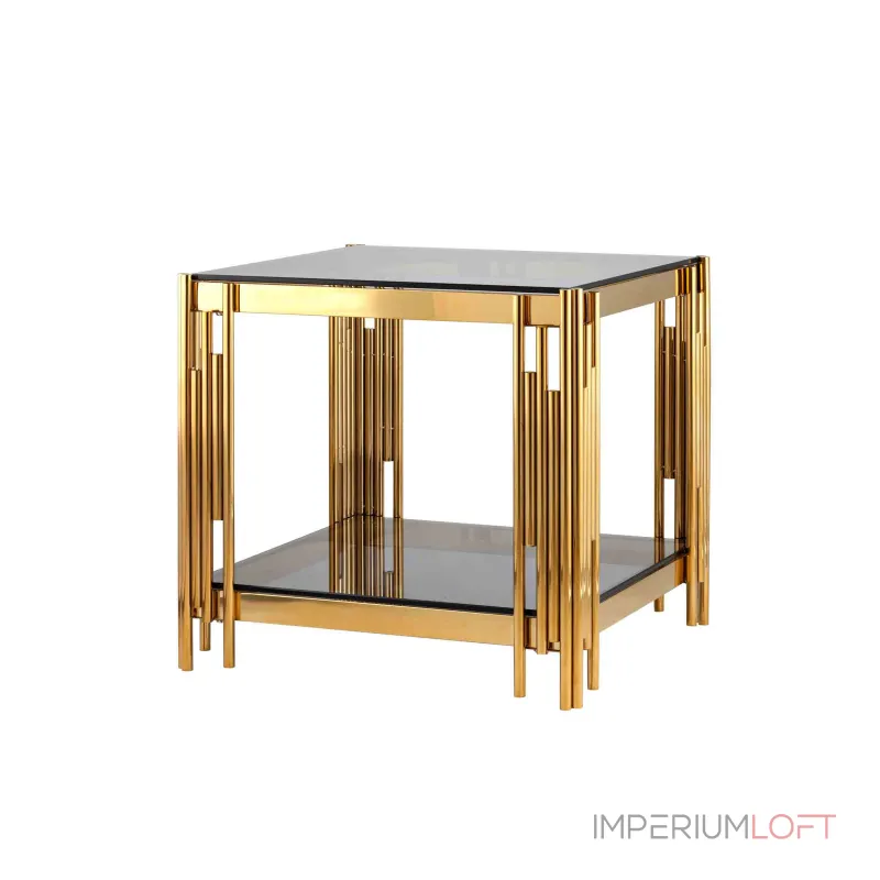 55*55 ГЭТСБИ сталь золото стекло smoke от ImperiumLoft 55*55 ГЭТСБИ сталь золото стекло smoke от ImperiumLoft