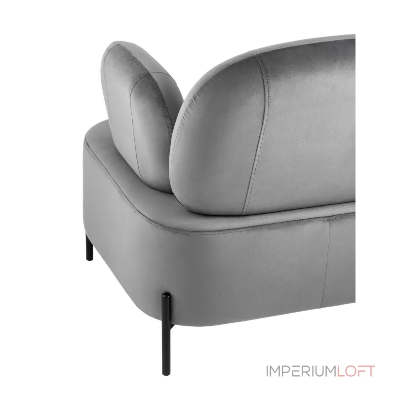 Кэнди с подлокотниками велюр серый от ImperiumLoft Кэнди с подлокотниками велюр серый от ImperiumLoft