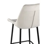 Флекс обивка велюр бежевый ножки металл черные от ImperiumLoft