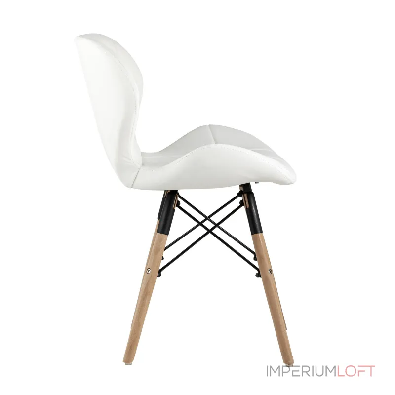 обеденный дизайнерский Бон обивка экокожа белый от ImperiumLoft