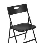 банкетный LITE черный, высокопрочный пластик, металлический каркас от ImperiumLoft