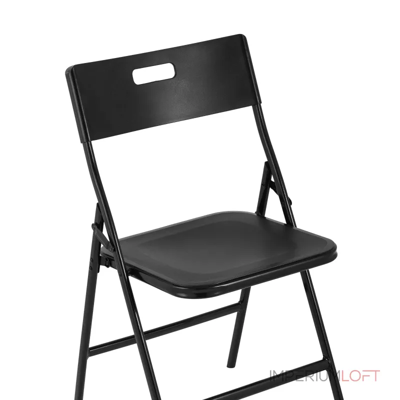 банкетный LITE черный, высокопрочный пластик, металлический каркас от ImperiumLoft банкетный LITE черный, высокопрочный пластик, металлический каркас от ImperiumLoft