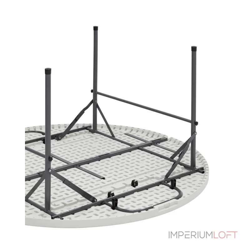 круглый 150 см диаметр, белая столешница от ImperiumLoft круглый 150 см диаметр, белая столешница от ImperiumLoft