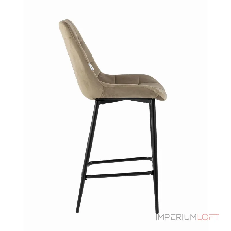 Флекс обивка велюр капучино ножки металл черные от ImperiumLoft