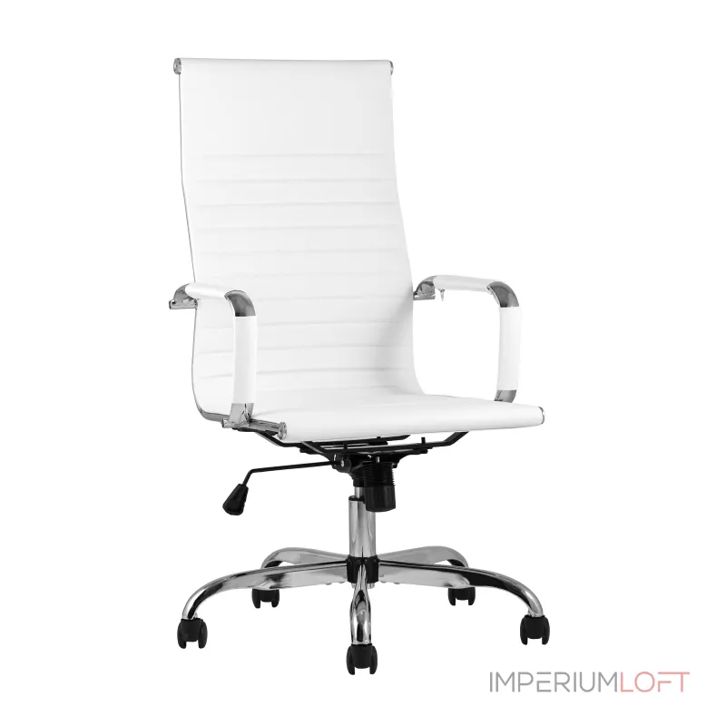 TopChairs City офисное белое обивка экокожа, механизм качания Top Gun от ImperiumLoft TopChairs City офисное белое обивка экокожа, механизм качания Top Gun от ImperiumLoft