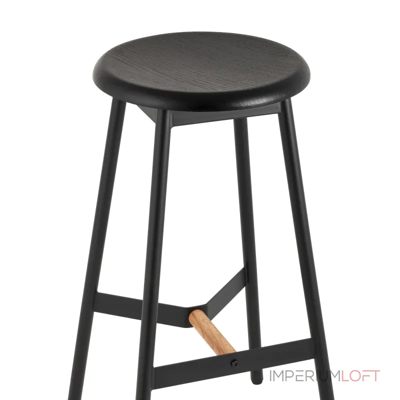 Knobb чёрный барный стул от ImperiumLoft Knobb чёрный барный стул от ImperiumLoft