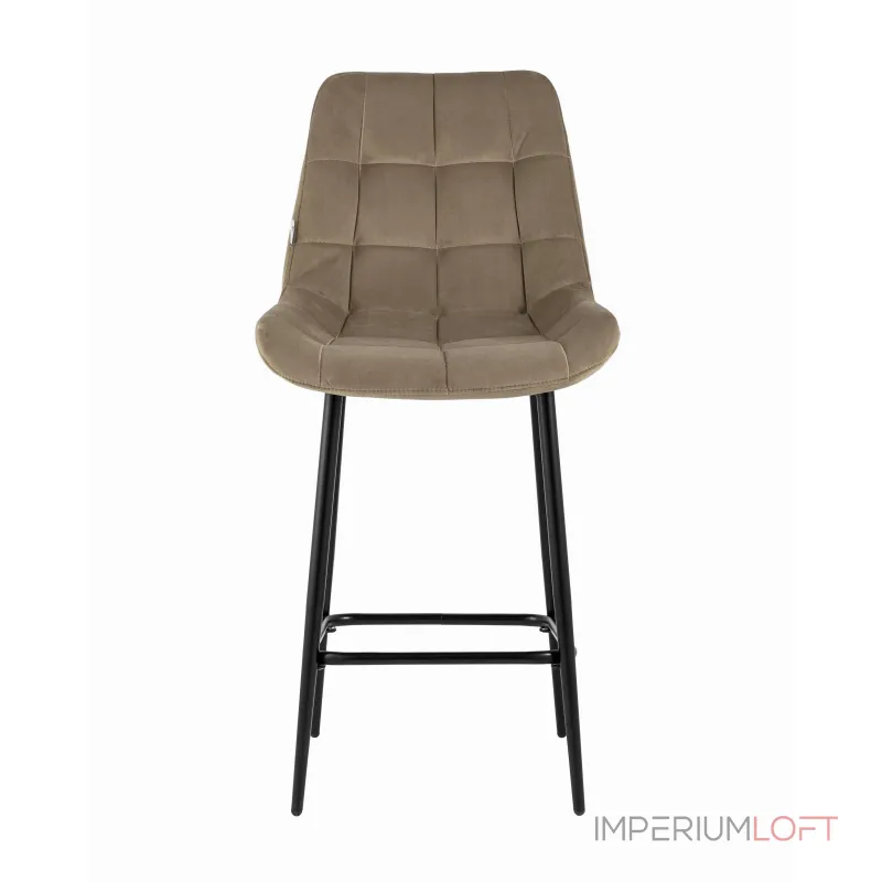 Флекс обивка велюр капучино ножки металл черные от ImperiumLoft