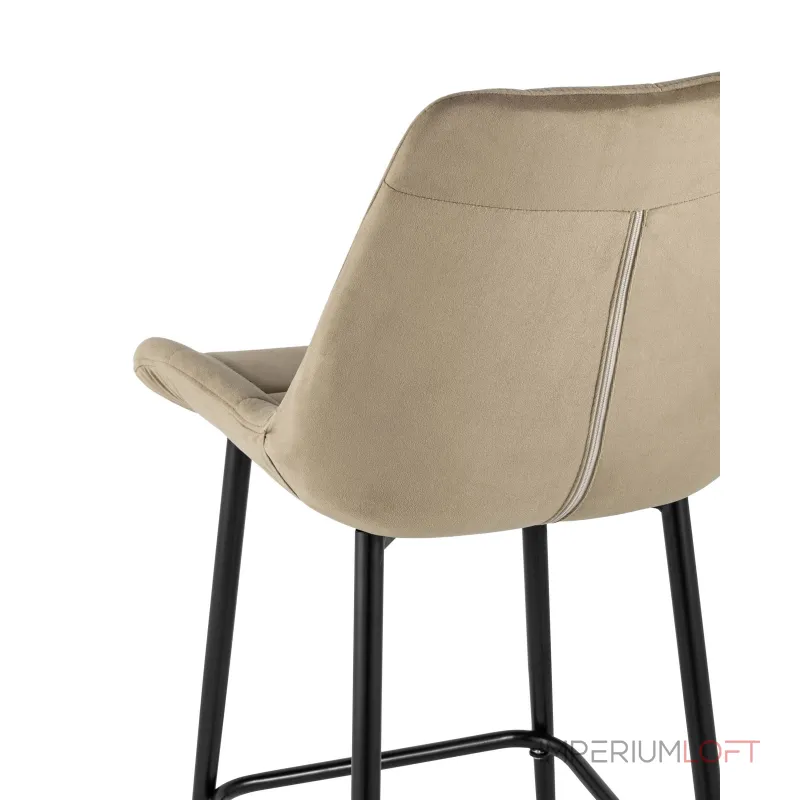 Флекс обивка велюр капучино ножки металл черные от ImperiumLoft