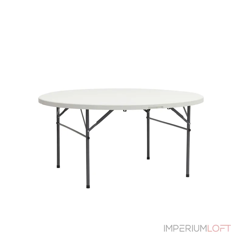 круглый 150 см диаметр, белая столешница от ImperiumLoft круглый 150 см диаметр, белая столешница от ImperiumLoft