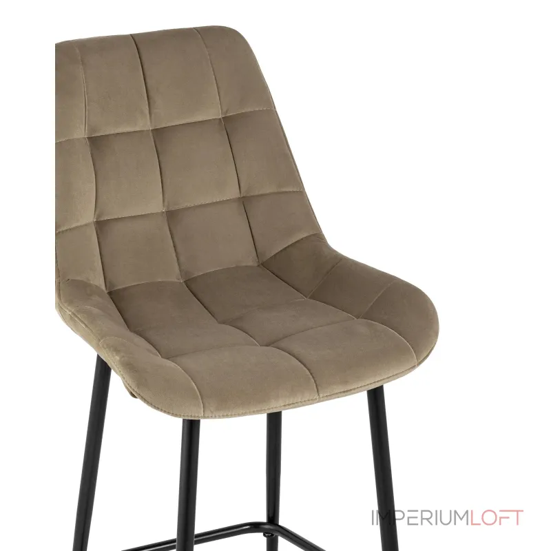 Флекс обивка велюр капучино ножки металл черные от ImperiumLoft