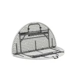 круглый 150 см диаметр, белая столешница от ImperiumLoft