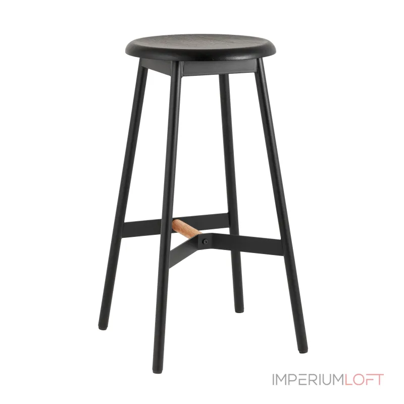 Knobb чёрный барный стул от ImperiumLoft Knobb чёрный барный стул от ImperiumLoft