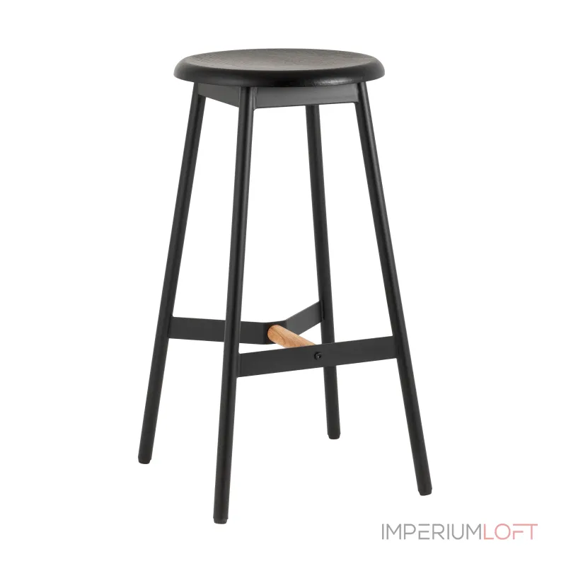 Knobb чёрный барный стул от ImperiumLoft Knobb чёрный барный стул от ImperiumLoft