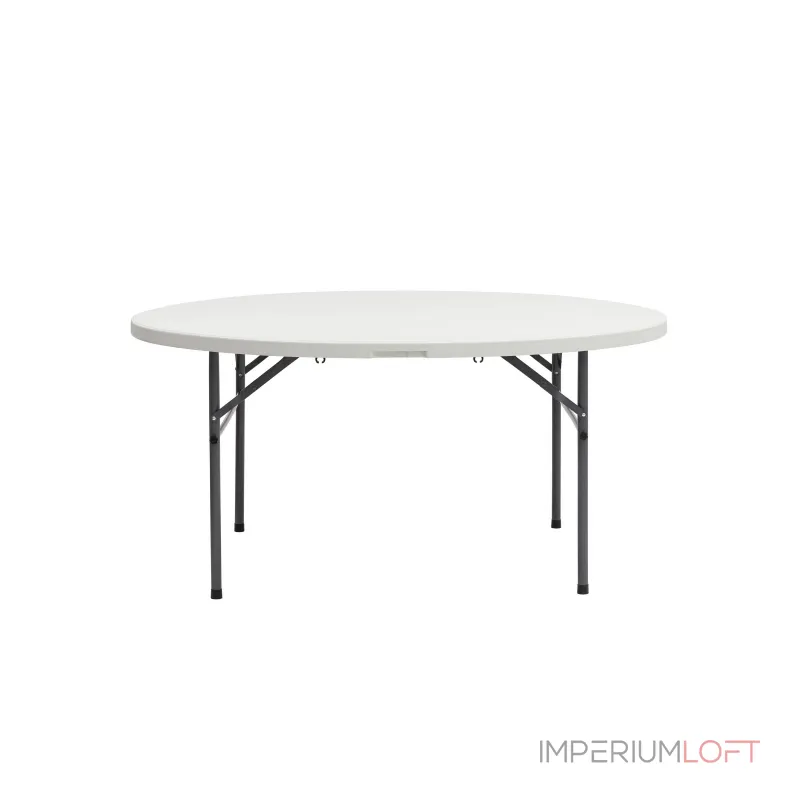 круглый 150 см диаметр, белая столешница от ImperiumLoft круглый 150 см диаметр, белая столешница от ImperiumLoft