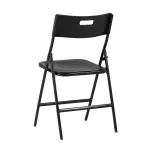 банкетный LITE черный, высокопрочный пластик, металлический каркас от ImperiumLoft