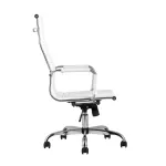 TopChairs City офисное белое обивка экокожа, механизм качания Top Gun от ImperiumLoft