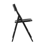 банкетный LITE черный, высокопрочный пластик, металлический каркас от ImperiumLoft